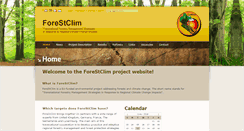 Desktop Screenshot of forestclim.eu