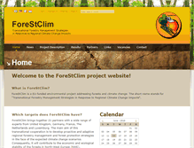 Tablet Screenshot of forestclim.eu